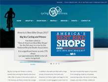 Tablet Screenshot of bigskybikes.com